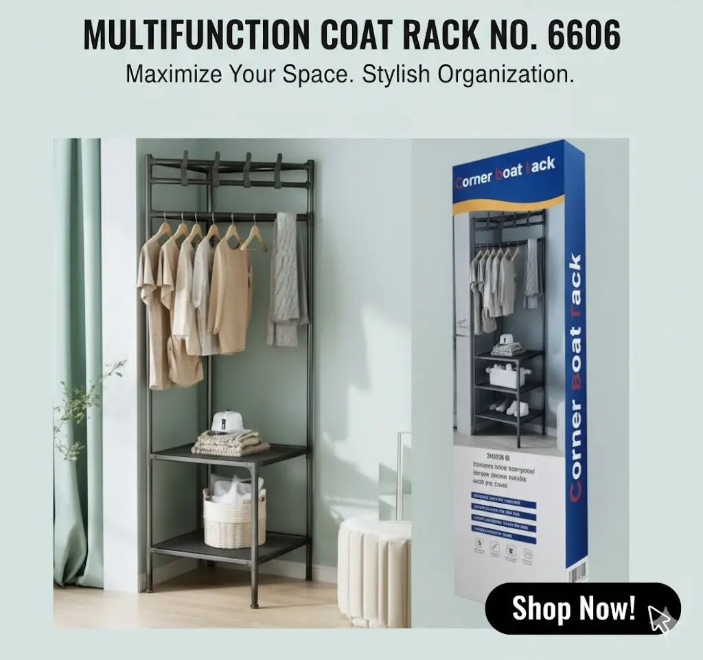 [FVM36831] MULTIFUNCTION COAT RACK NO.6606