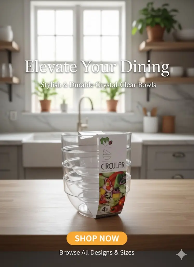 [FVM36863] CIRCULAR CRYSTAL BOWL NO.9874