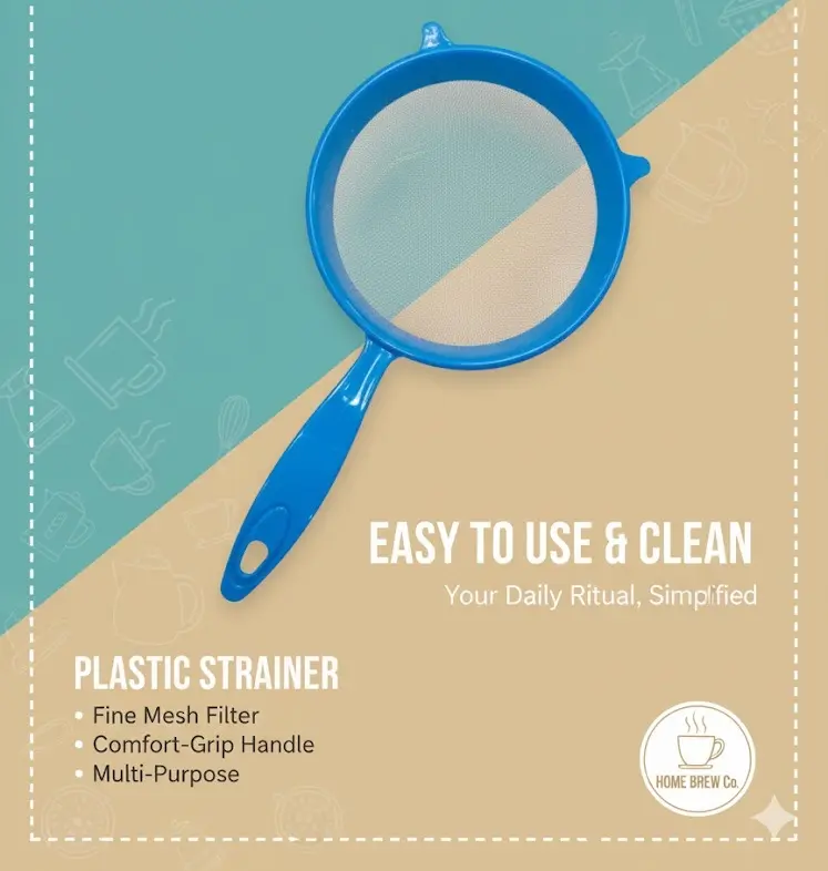 [FVM36920] PLASTIC FLOUR STRAINER NO.8812