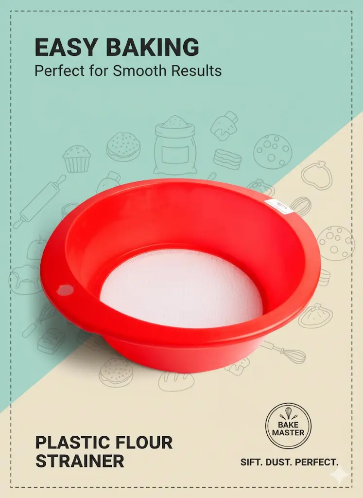 [FVM36927] PLASTIC FLOUR STRAINER NO.8815