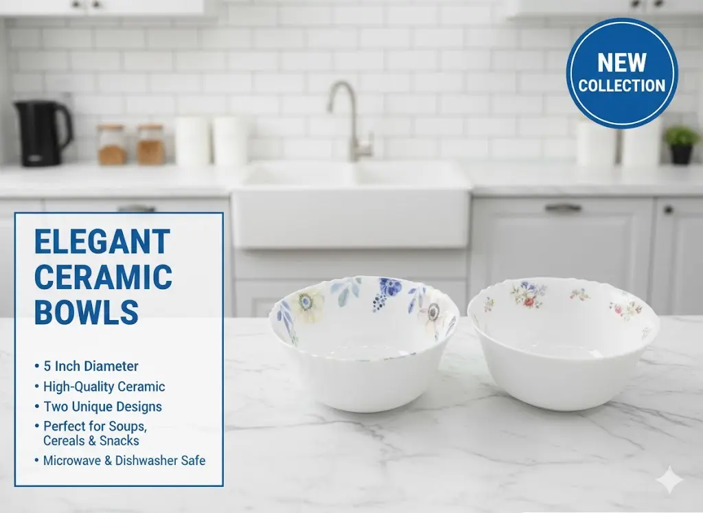 [FVM36988] CERAMIC BOWL 5" NO16809-R