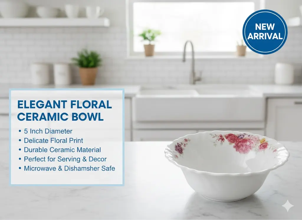 [FVM36992] CERAMIC BOWL 5" NO16809-H