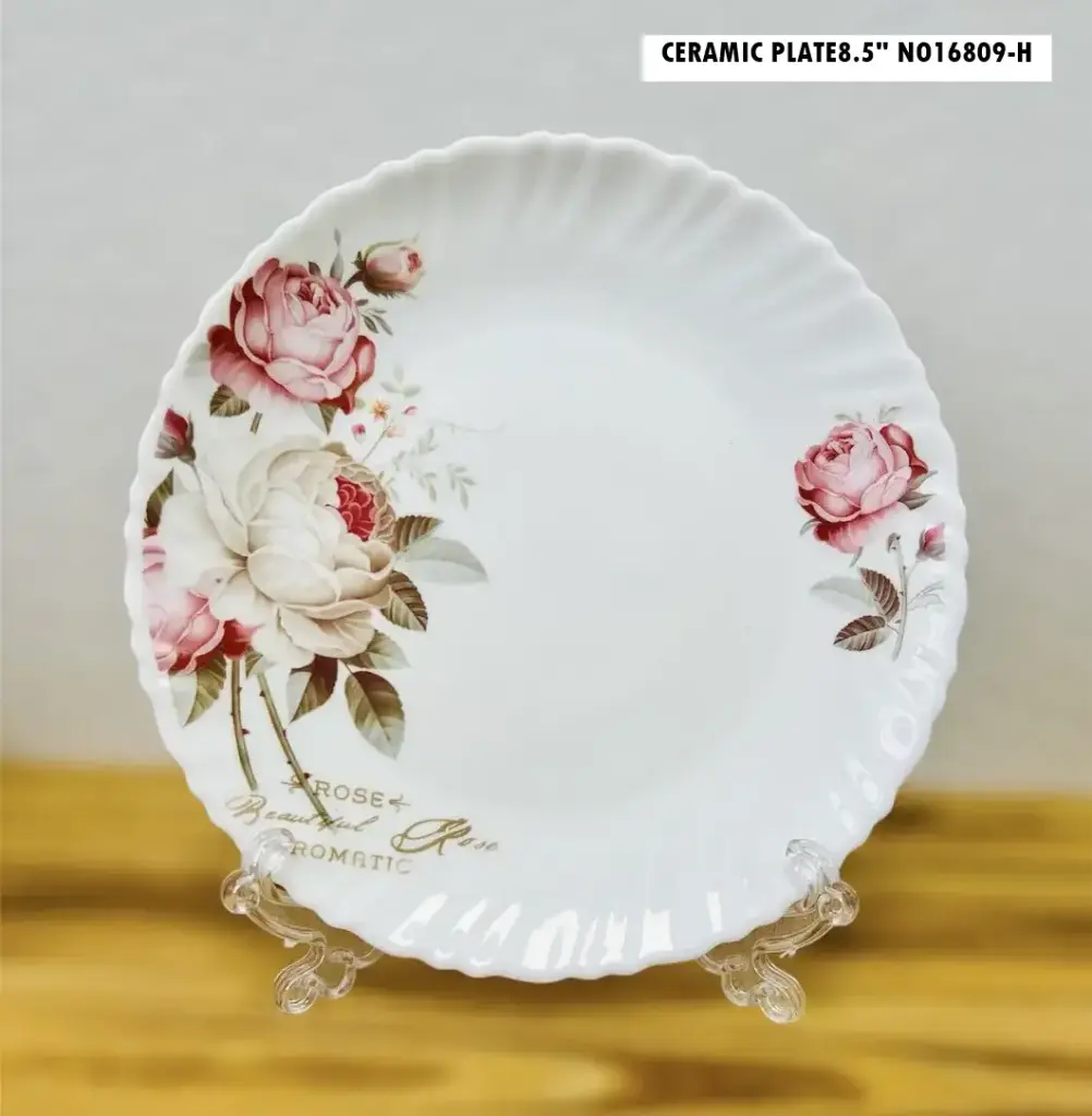 [FVM36994] [FVM36994] CERAMIC PLATE8.5" NO16809-H