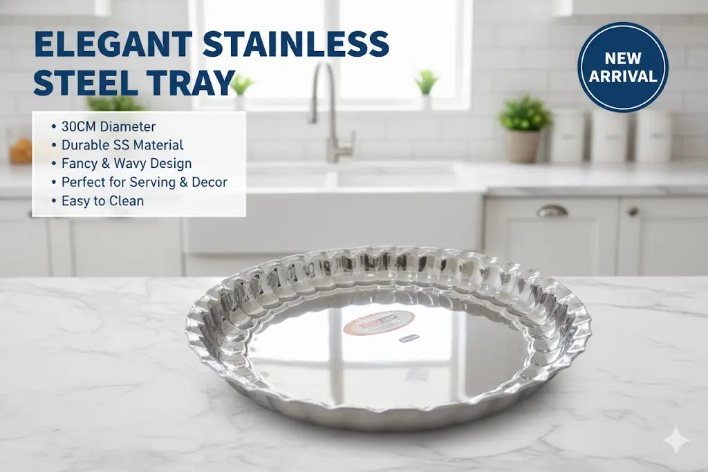 [FVM37022] SS TRAY 30CM NO.P-30