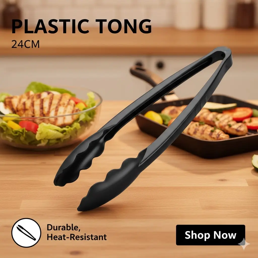 [FVM37055] PLASTIC TONG 24CM