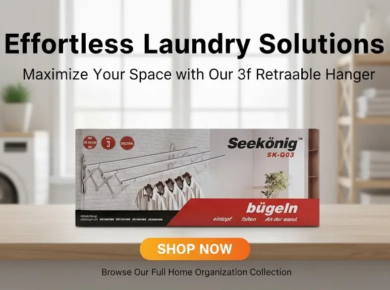 [FVM30076] WALL MOUNT CLOTH HANGER NO.06H 3FT