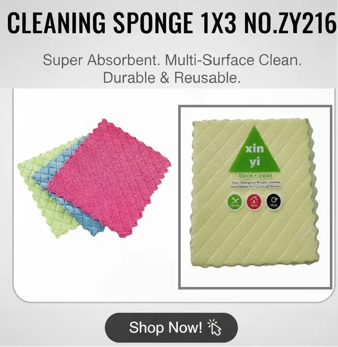 [FVM37231] CLEANING SPONGE 1X3 NO.ZY21
