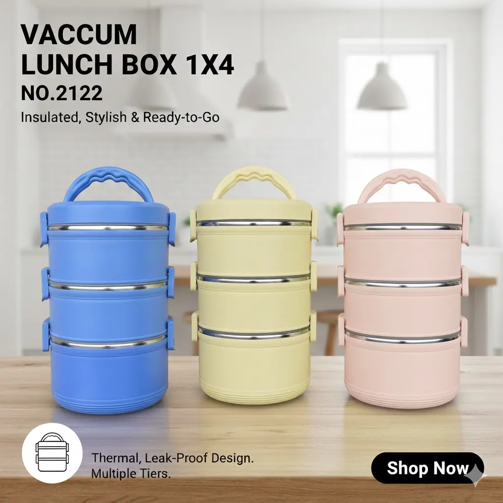 [FVM37245] VACCUM LUNCH BOX 1X4 NO.2122