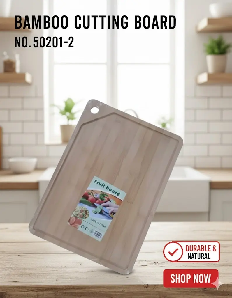 [FVM37247] BAMBOO CUTTING BOARD NO.50201-2