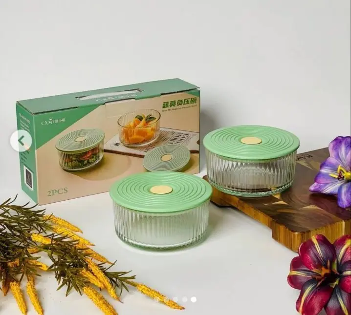 [FVM37257] GLASS BOWL SET 1X2S NO.CM-9010