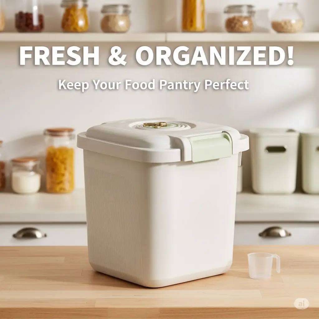 [FVM37278] PLASTIC RICE CONTAINER NO.8862