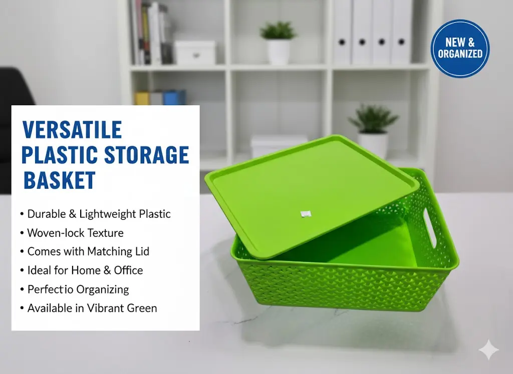 [FVM37329] PLASTIC STORAGE BASKET NO.008