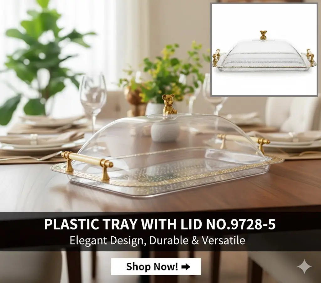 [FVM37332] PLASTIC TRAY WITH LID NO.9728-5