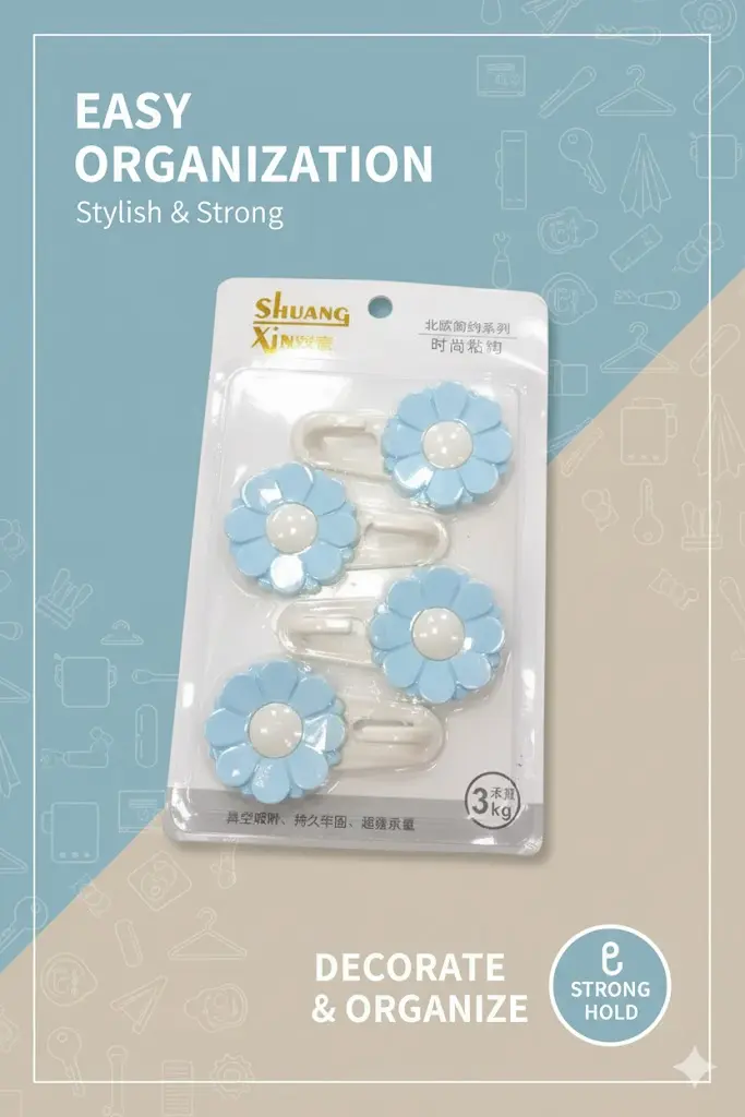 [FVM30175] PLASTIC HOOK 4PCS NO.0130