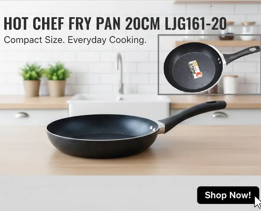 [FVM37338] HOT CHEF FRY PAN 20CM LJG161-20