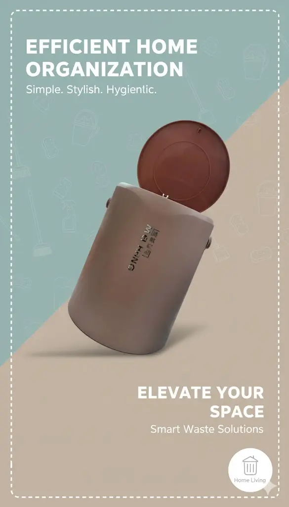 [FVM37378] PLASTIC DUSTBIN NO.6832