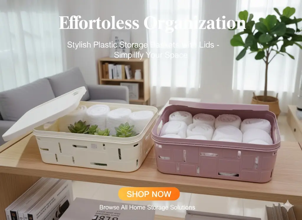 [FVM37383] PLASTIC STORAGE BASKET NO.886