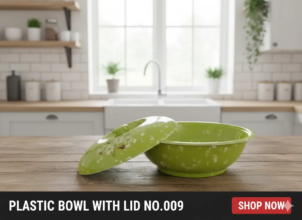 [FVM37405] PLASTIC BOWL WITH LID NO.009