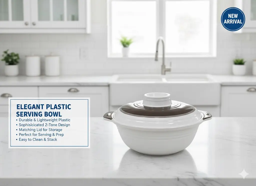 [FVM37406] PLASTIC BOWL WITH LID NO.850-9