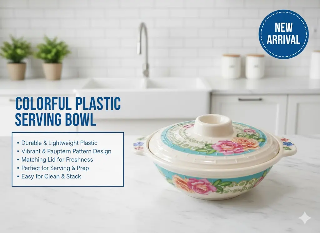 [FVM37407] PLASTIC BOWL WITH LID NO.883310