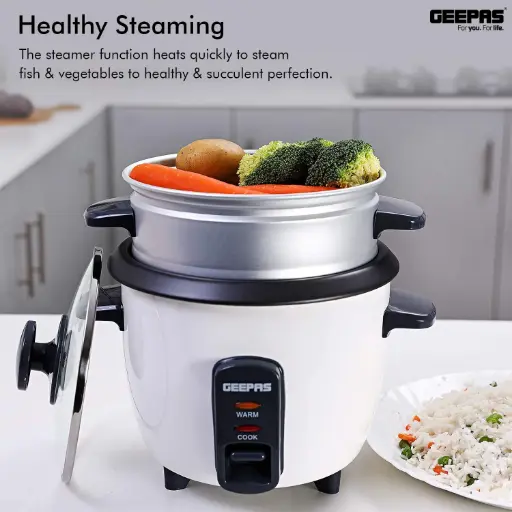 [FVM4095] GEEPAS SS RICE COOKER 0.6L 4324