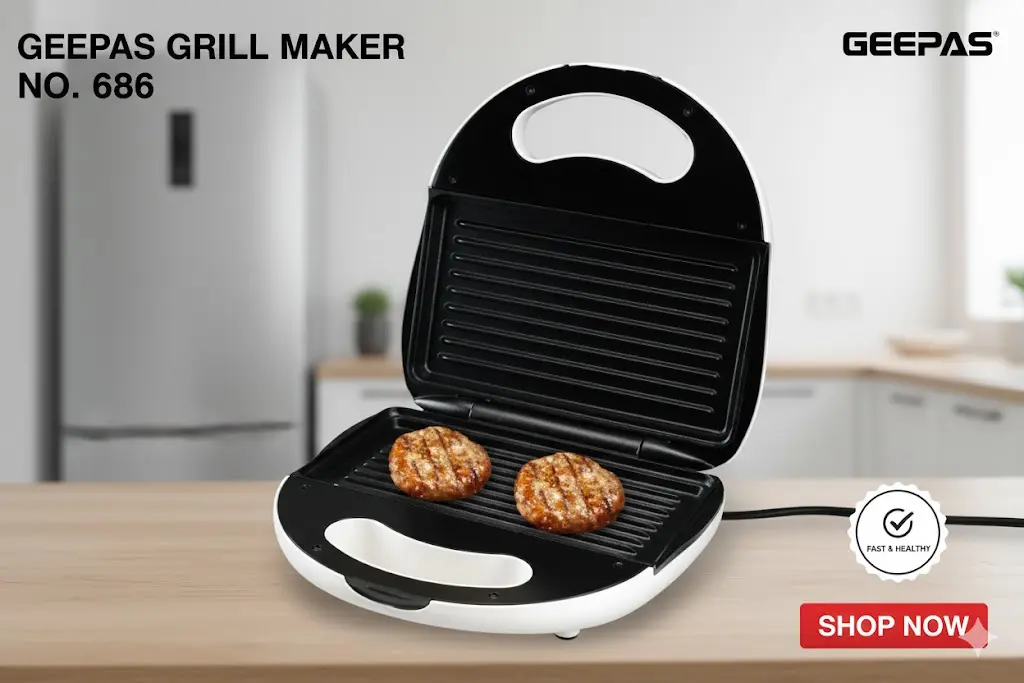 [FVM37425] GEEPAS GRILL MAKER NO.686
