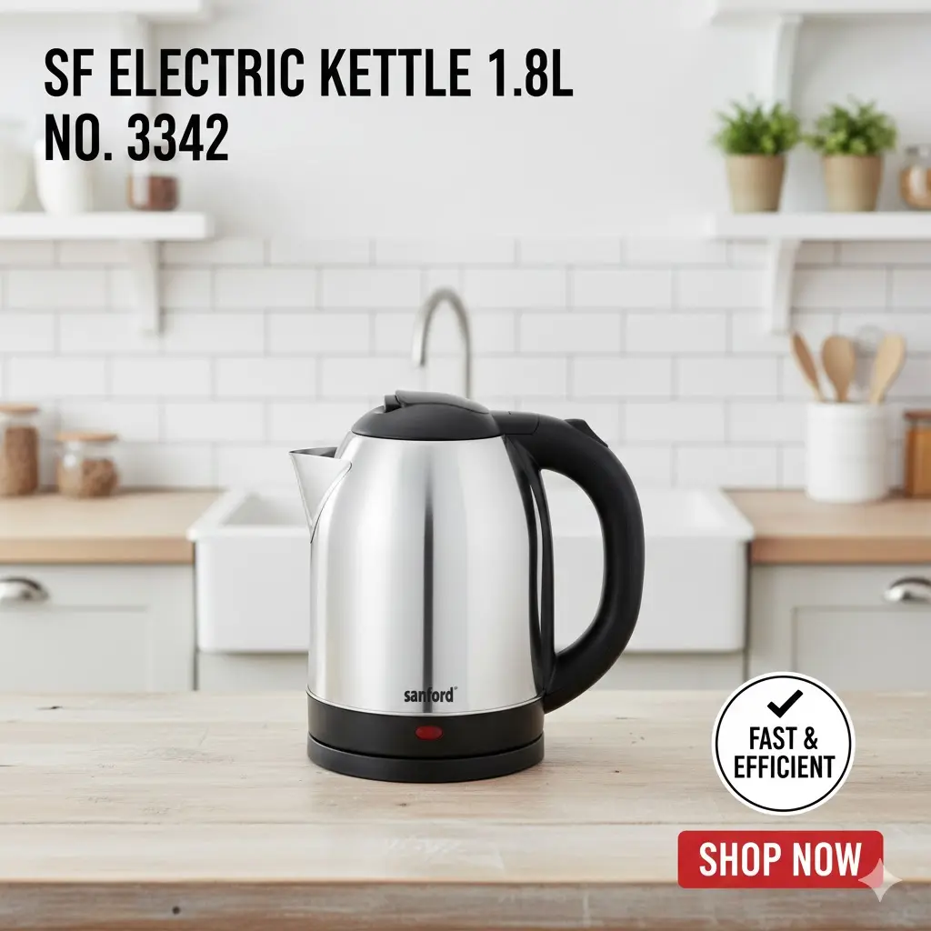 [FVM37433] SF ELECTRIC KETTLE 1.8L NO.3342