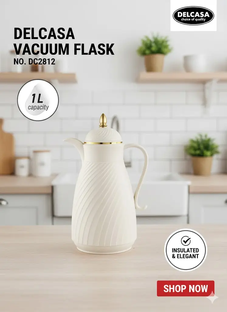 [FVM37446] DELCASA VACUUM FLASK NO,DC2812