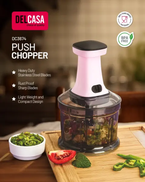 [FVM37449] DELCASA PUSH CHOPPER NO.DC3674