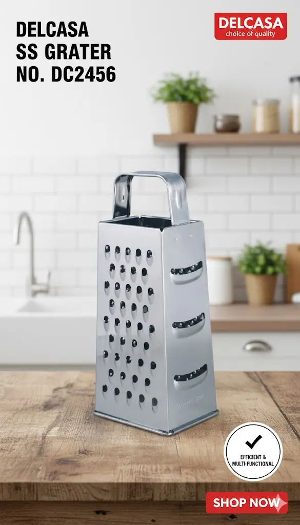 [FVM37450] DELCASA SS GRATER NO.DC2456