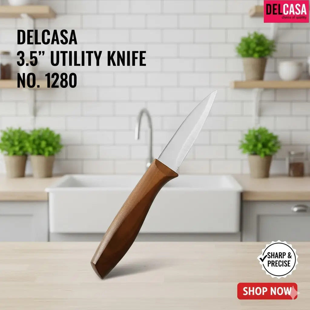 [FVM37451] DELCASA 3.5UTLITY KNIFE NO.1280