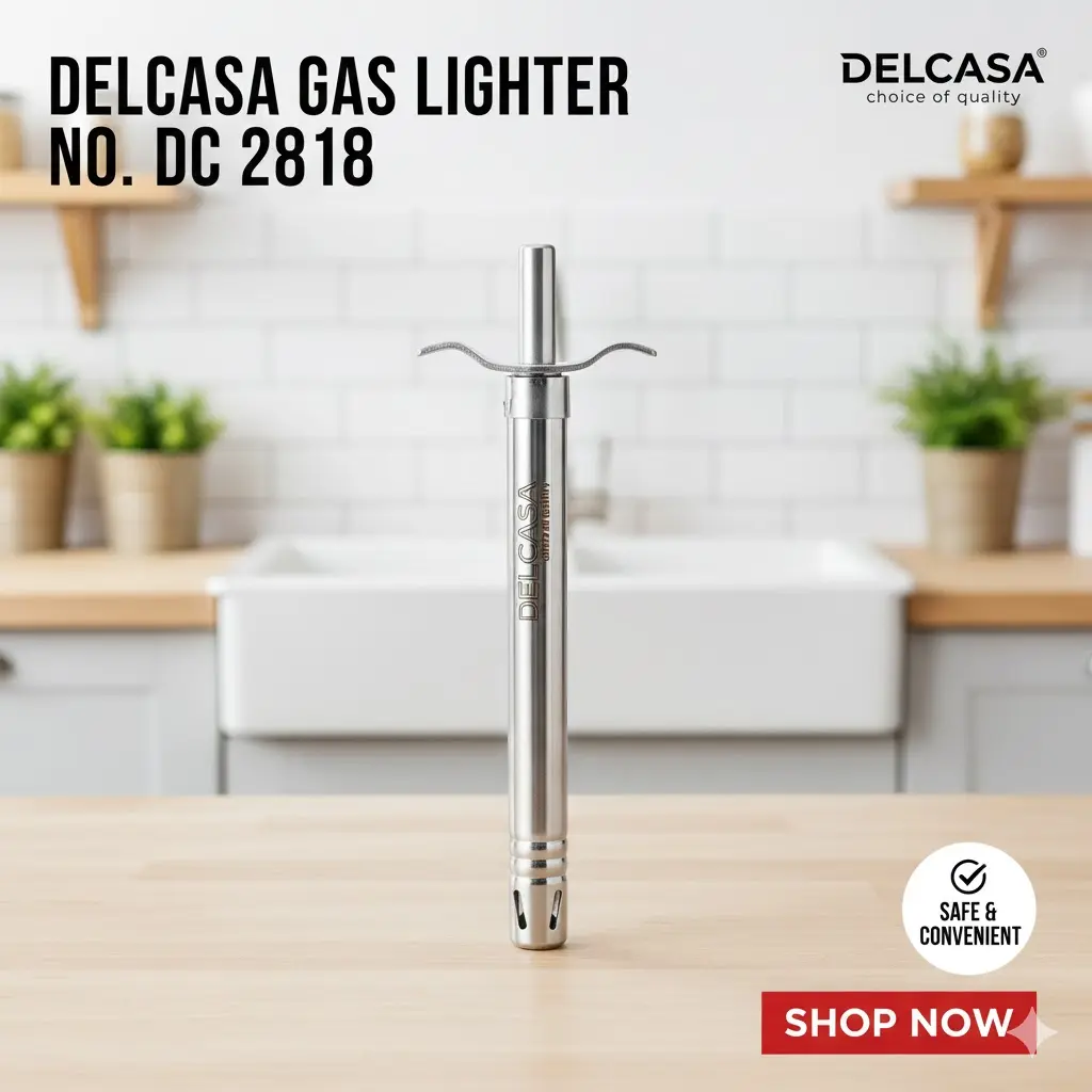[FVM37452] DELCASA GAS LIGHTER NO. DC 2818