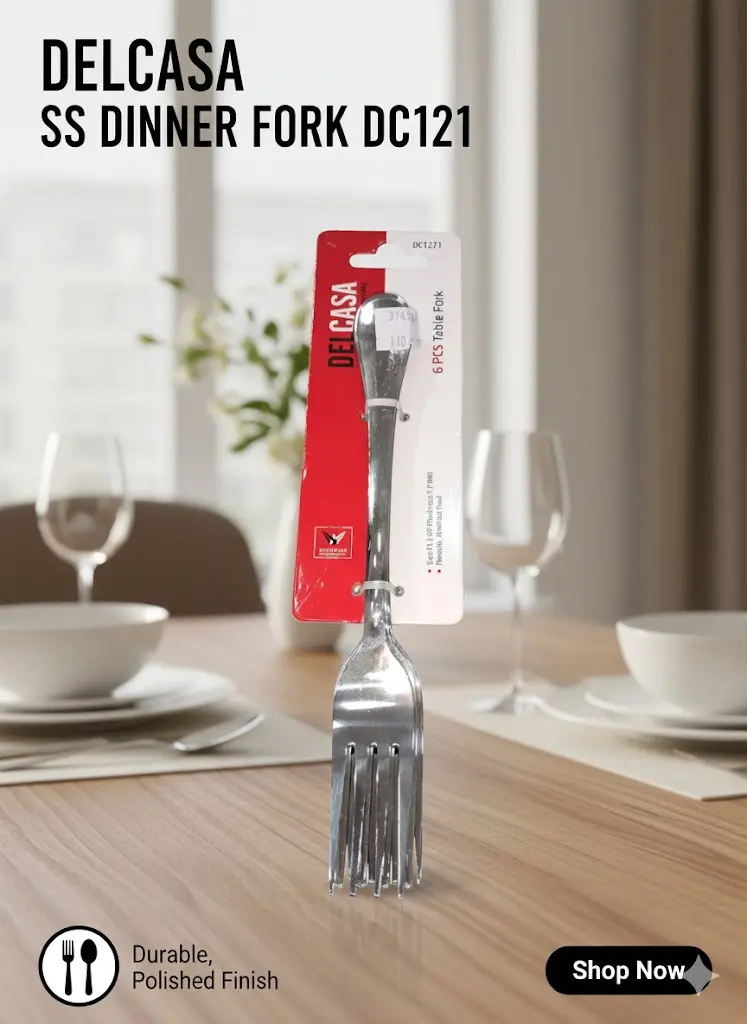 [FVM37458] DELCASA SS DINNER FORK  DC1271