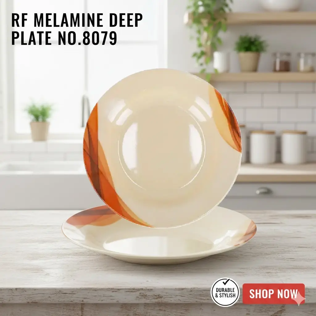 [FVM37499] RF MELAMINE DEEP PLATE NO.8079