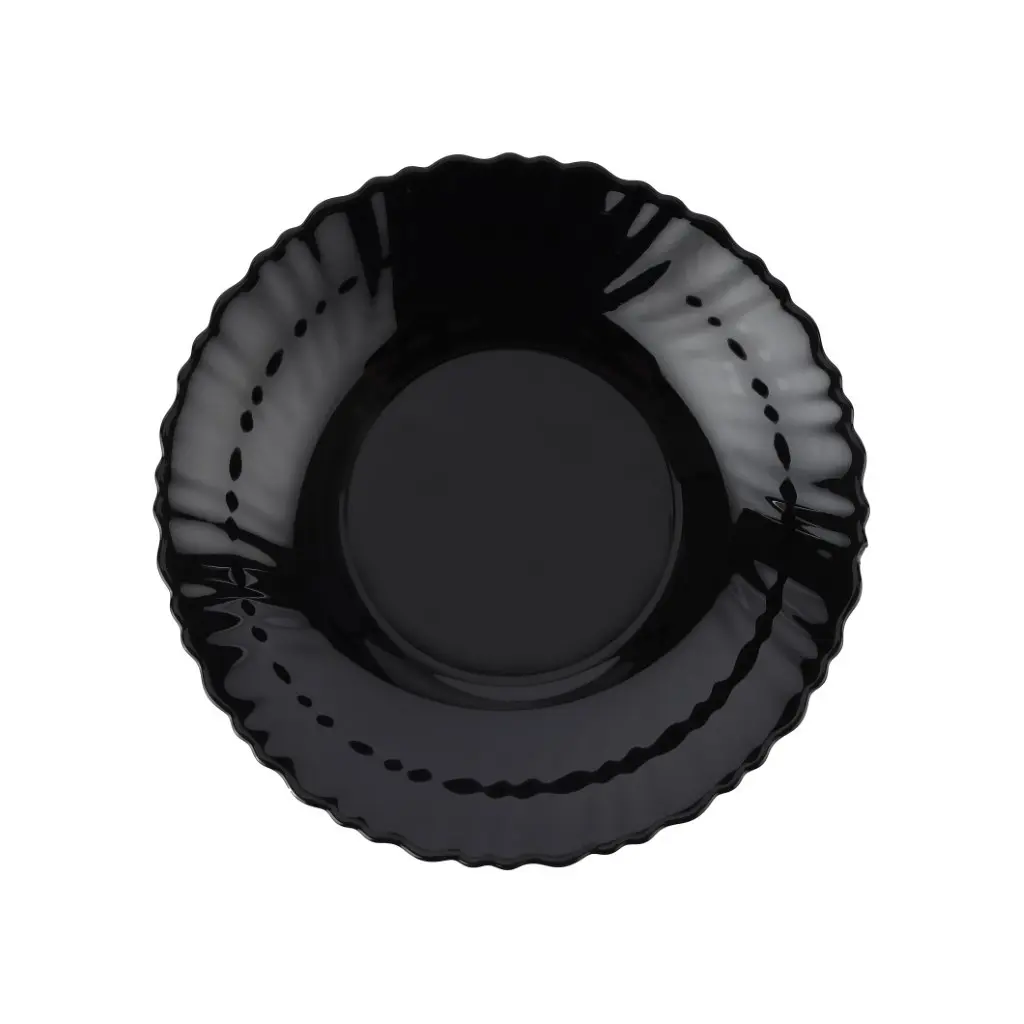 [FVM37501] RF SOUP PLATE BLACK 8.5" 11904