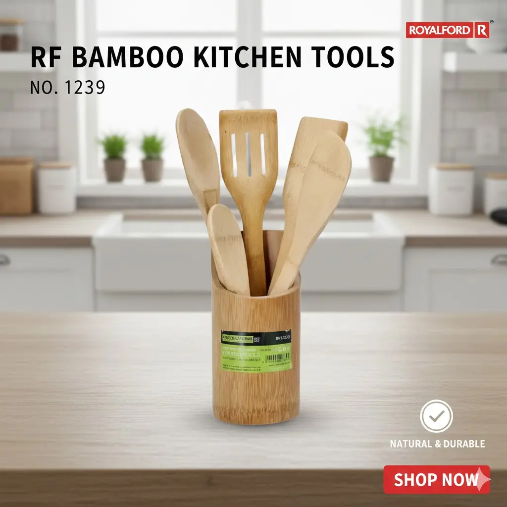 [FVM37509] [FVM37509] RF BAMBOO KITCHEN TOOLS 10239