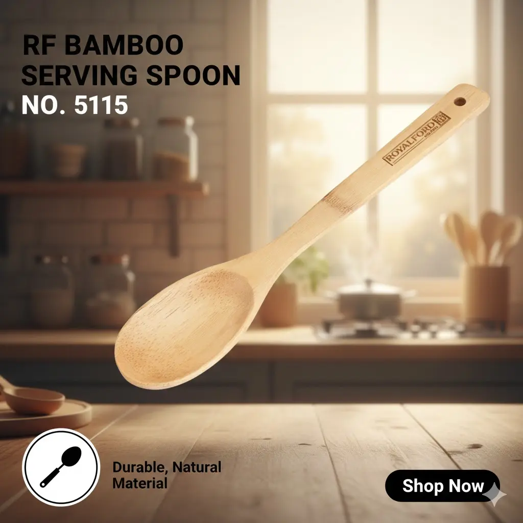 [FVM37510] RF BAMBOO SERVING SPOON NO.5115