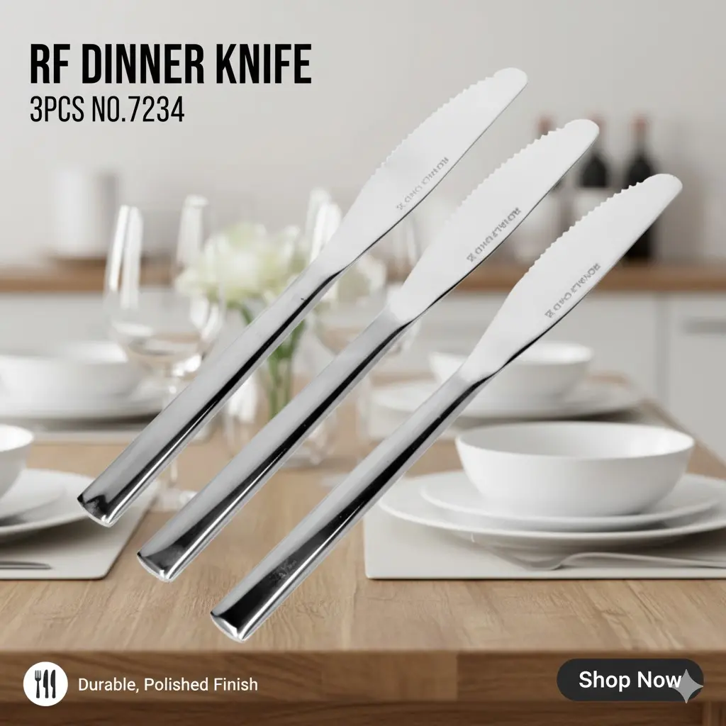 [FVM37513] RF DINNER KNIFE 3PCS NO.7234