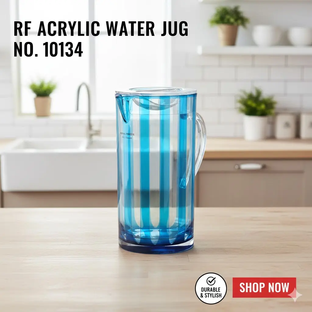 [FVM37517] [FVM37517] RF ACRYLIC WATER JUG NO.10134