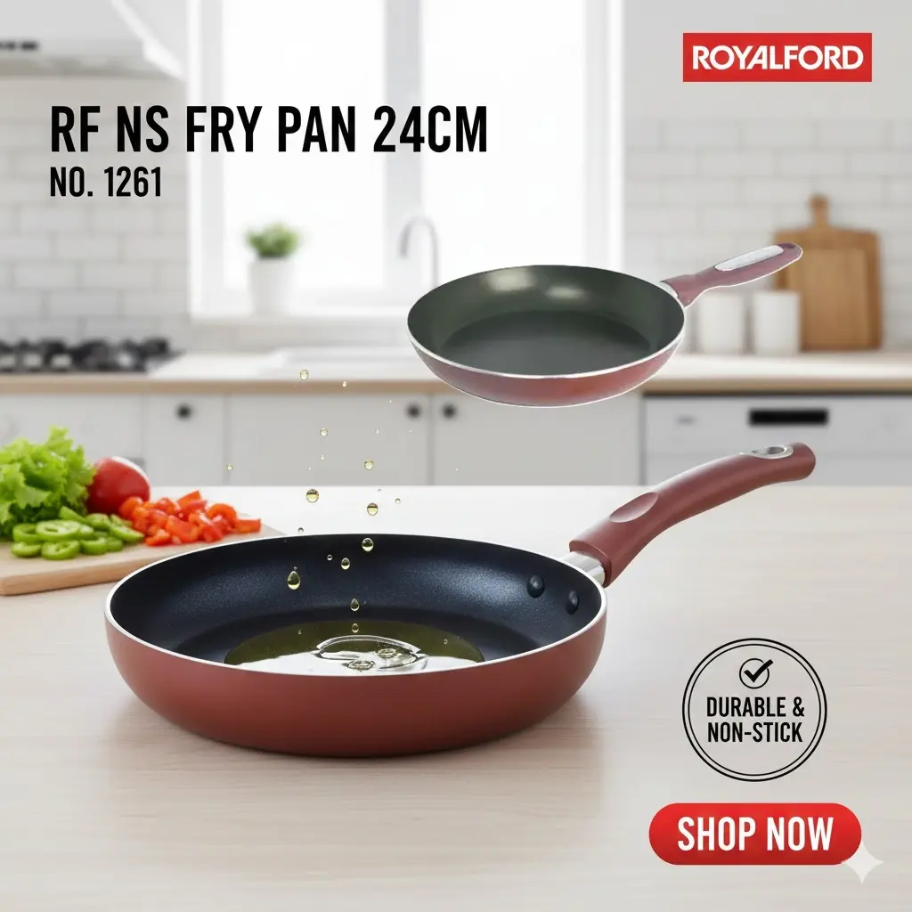 [FVM37526] RF NS FRY PAN 24CM NO.1261