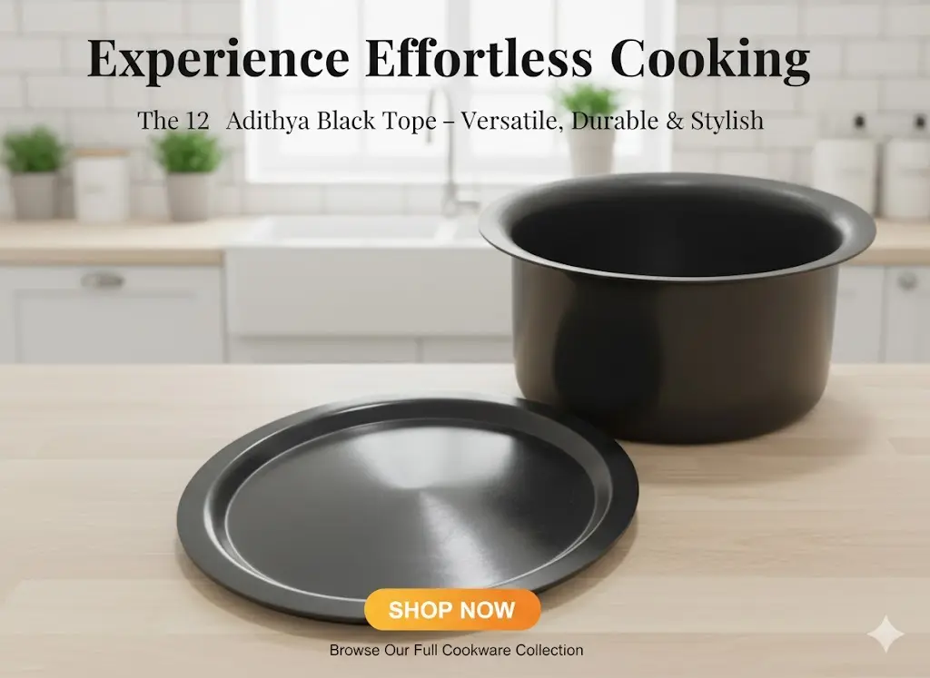 [FVM31660] ADITHYA BLACK TOPE WITH LID 12