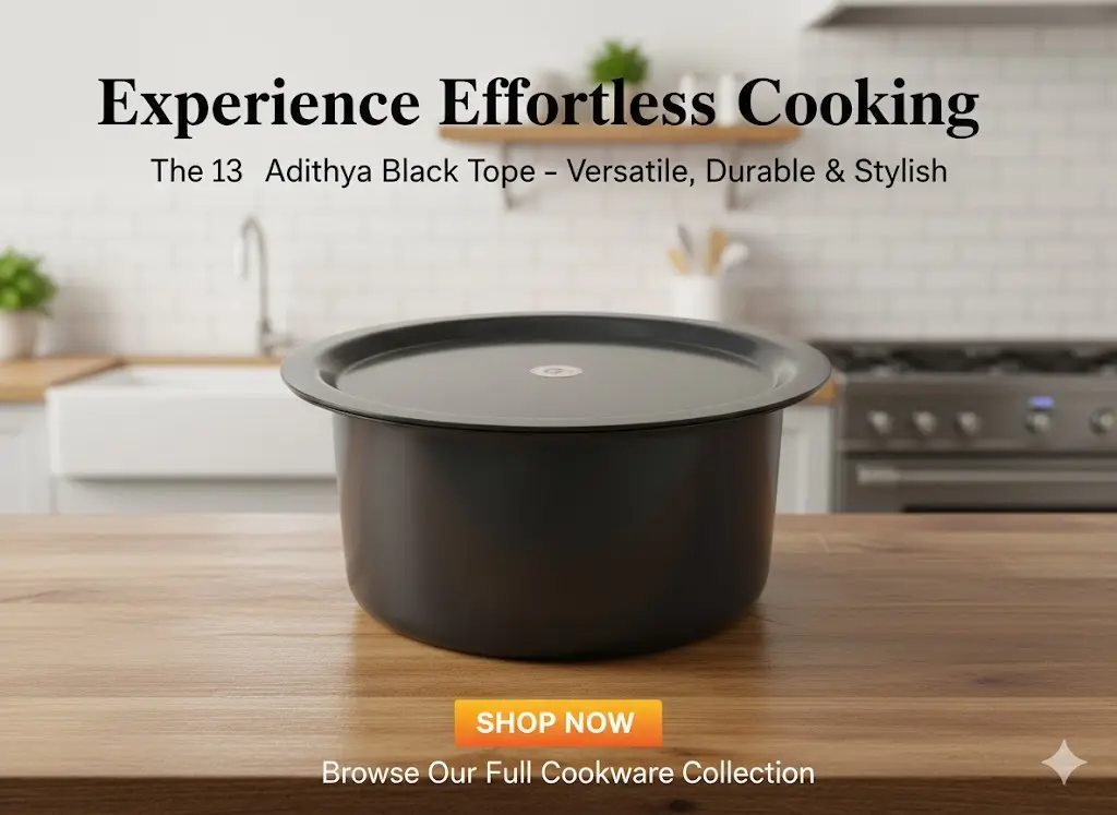 [FVM31661] ADITHYA BLACK TOPE WITH LID 13