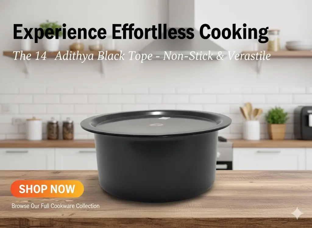 [FVM31662] ADITHYA BLACK TOPE WITH LID 14