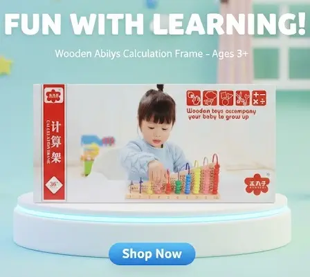 [FVM37626] WOODEN TOY MATHS GAME NO.0048