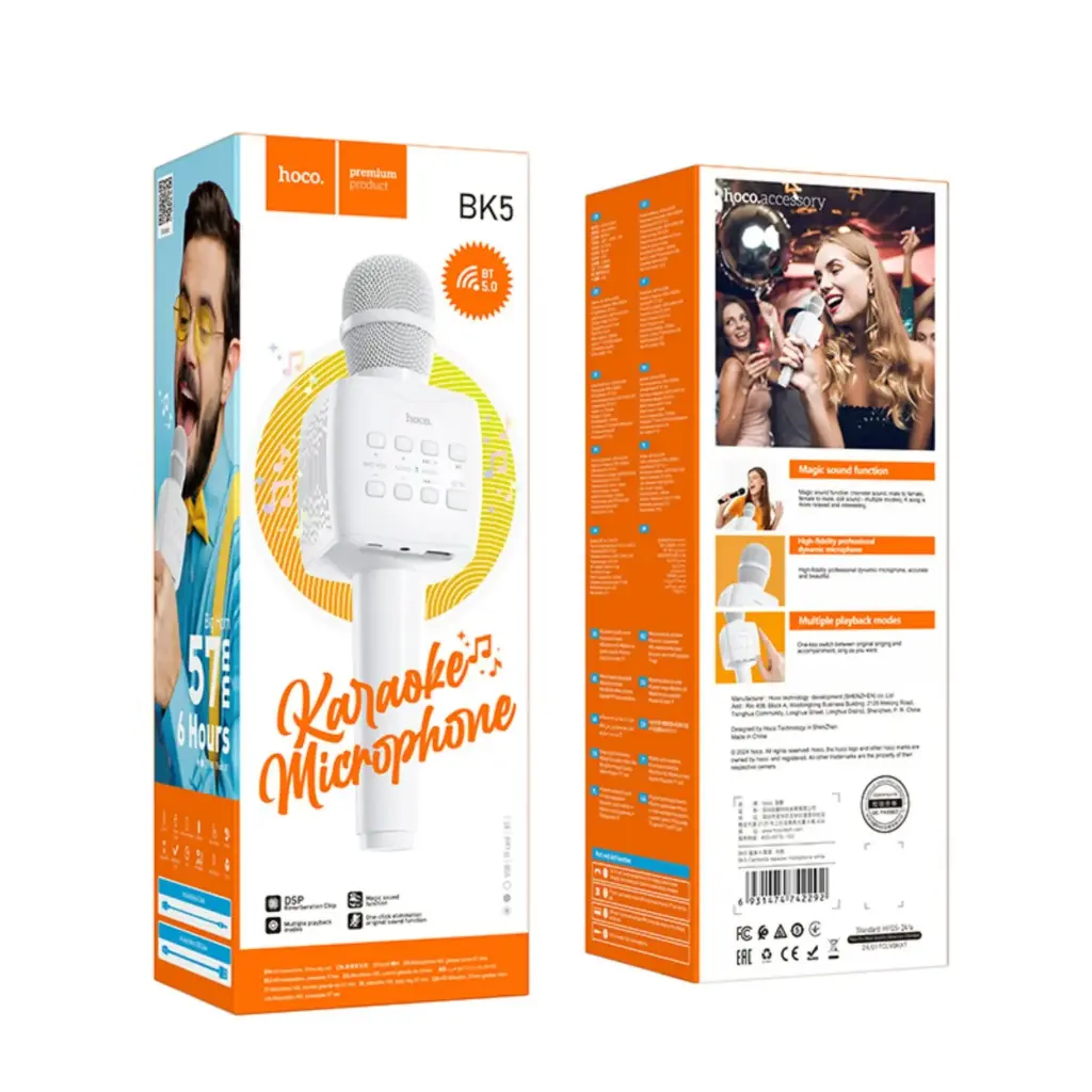 [FVM37662] HOCO K MICROPHONE NO.BK5