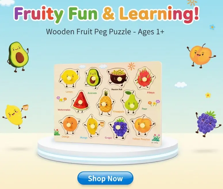 [FVM37821] ED W/TOY FRUIT PUZZLE NO.XD24