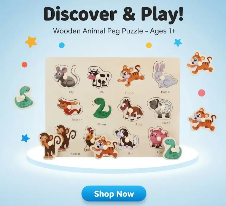 [FVM37824] ED W/TOY ANIMAL PUZZLE NOSY-935