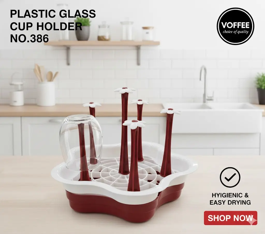 [FVM37896] PLASTIC GLASS CUP HOLDER NO.386