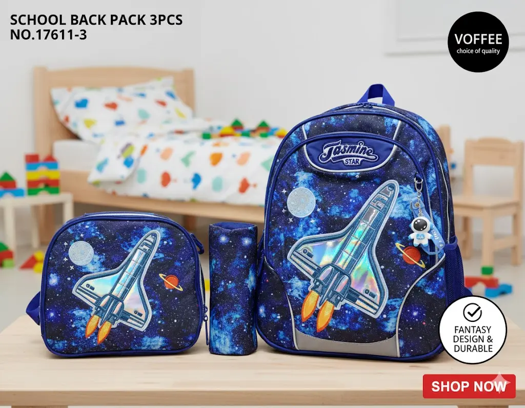 [FVM37918] [FVM37918] SCHOOL BACK PACK 3PCS NO.17611-3