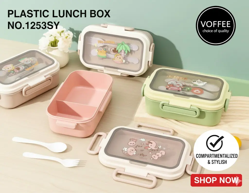[FVM37950] [FVM37950] PLASTIC LUNCH BOX NO.1253SY